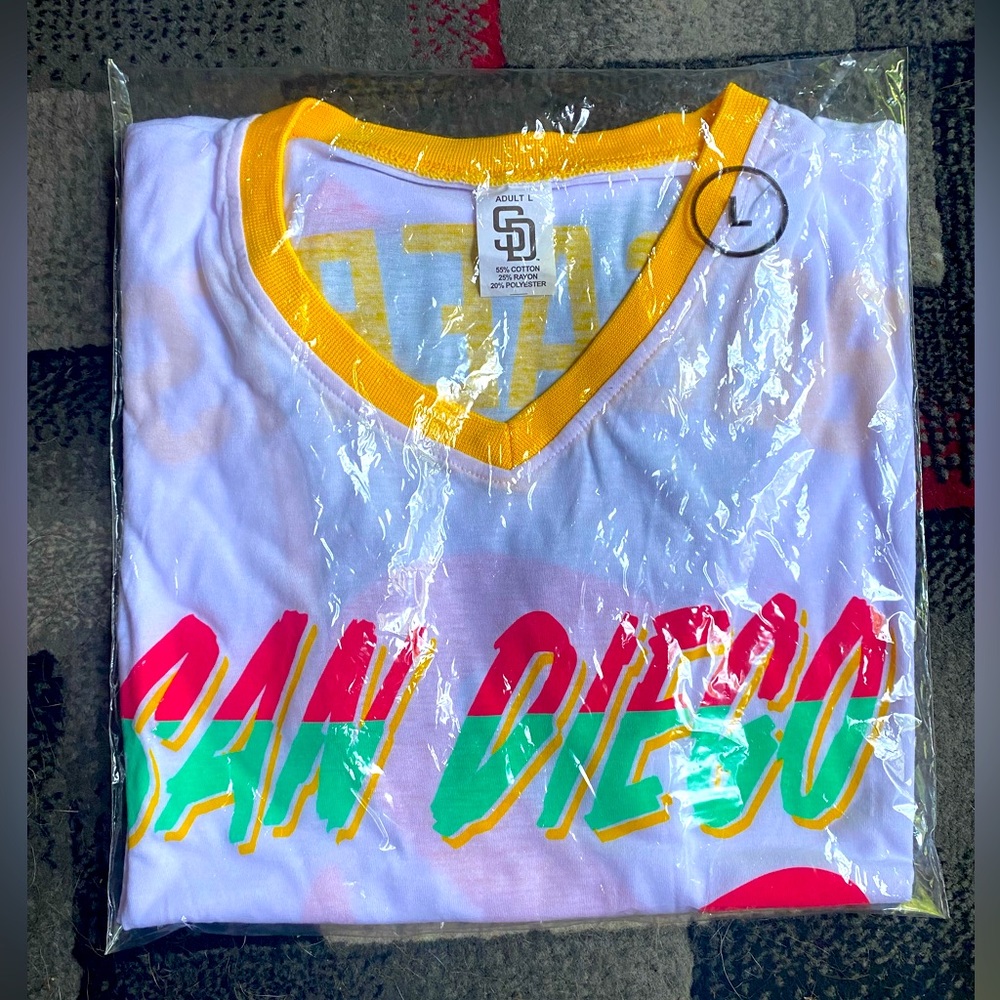 San Diego Men's Jersey - White and Yellow